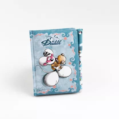 Carnet A6 bleu + stylo