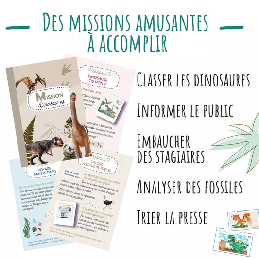 Jeu Métier - Mission dinosaures