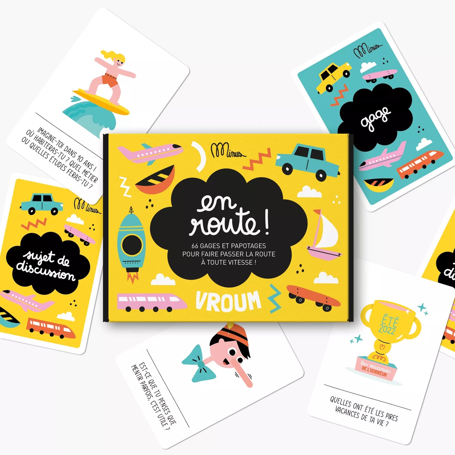 Jeu Papotages - En Route!