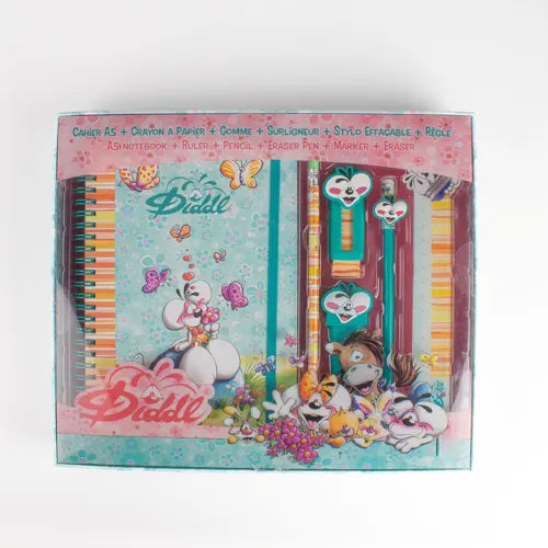 Coffret cadeau écriture Diddl 6 pièces