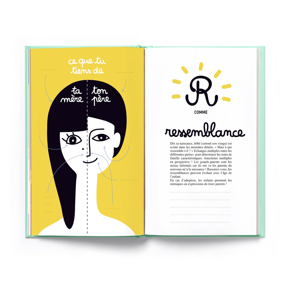 Livre de naissance - Ta première année de A à Z